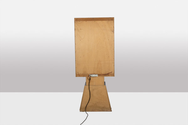Memphis. Coppia di vetrine in legno laccato. Circa 1980. LS48071403