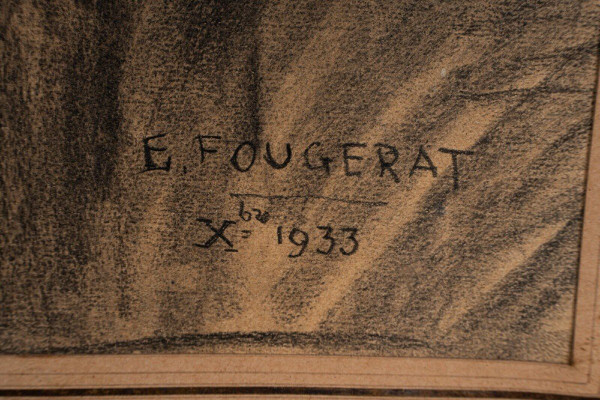 Ritratto ad acquerello del chirurgo Paul Thoby di E. Fougerat 1933