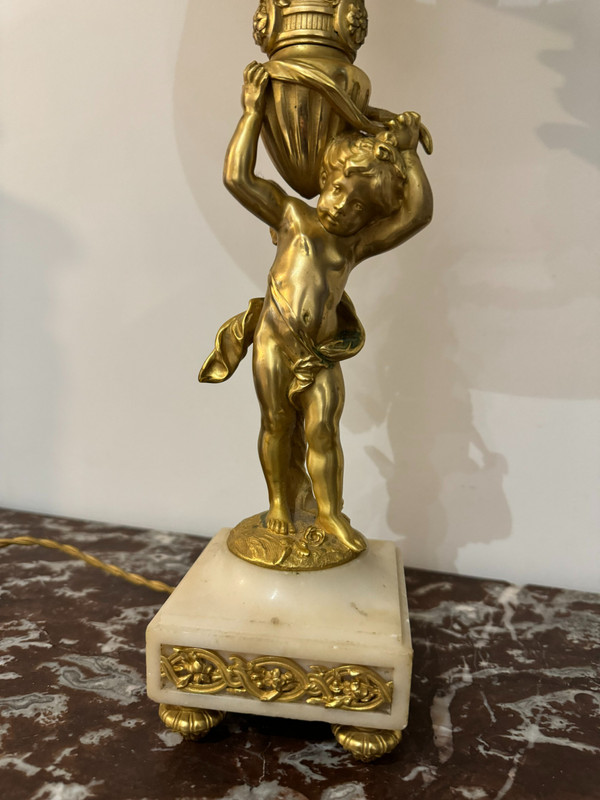 CHERUBIN LAMP NAPOLEON III - 19th century