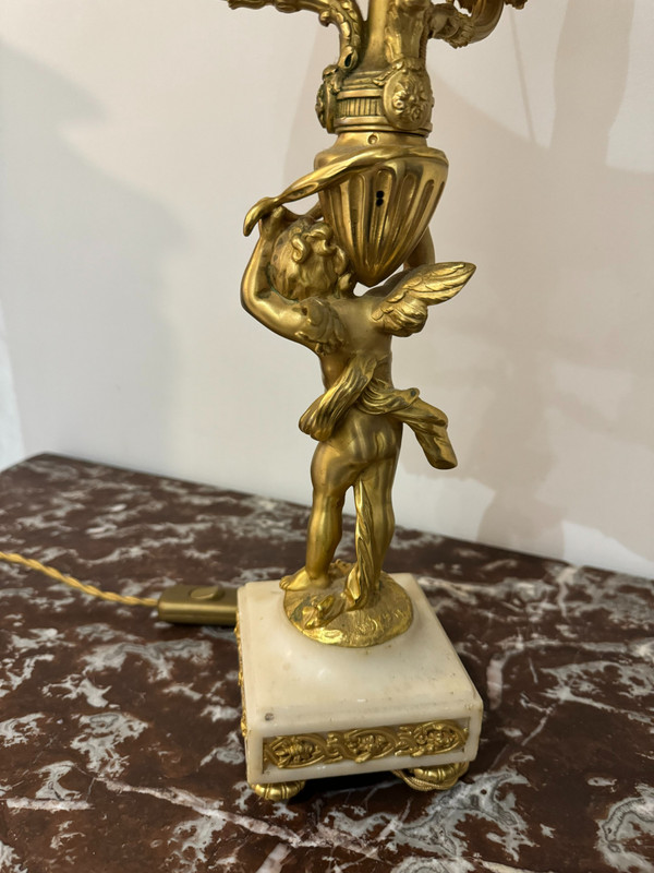 CHERUBIN LAMP NAPOLEON III - 19th century