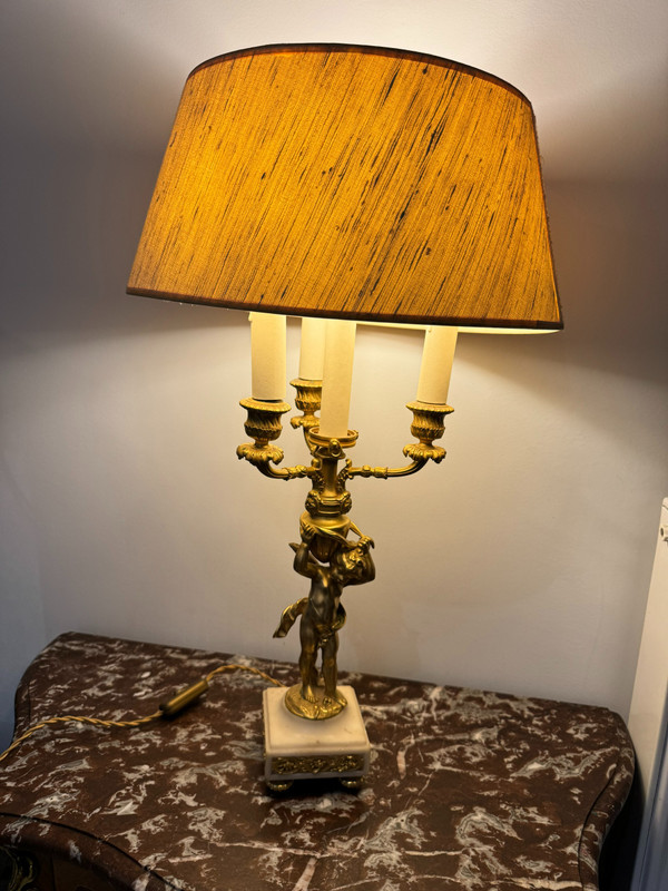 CHERUBIN LAMP NAPOLEON III - 19th century