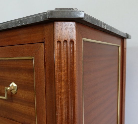  Cassettone in mogano, stile Luigi XVI - 2a metà del 19° secolo
