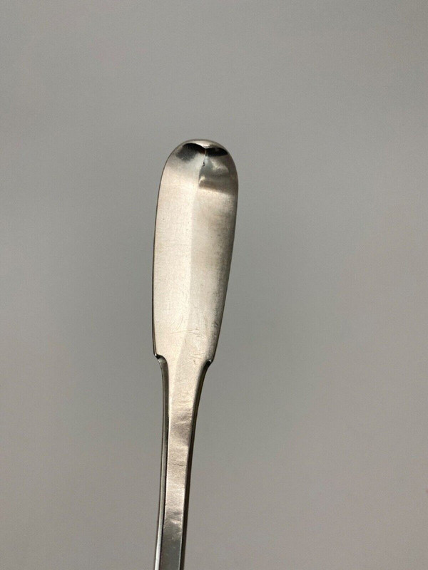 18th century silver Fermiers généraux stew spoon 172 grams