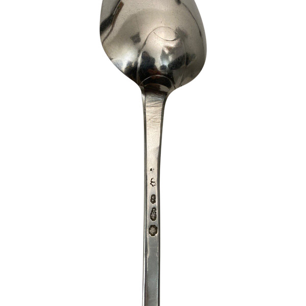 18th century silver Fermiers généraux stew spoon 172 grams