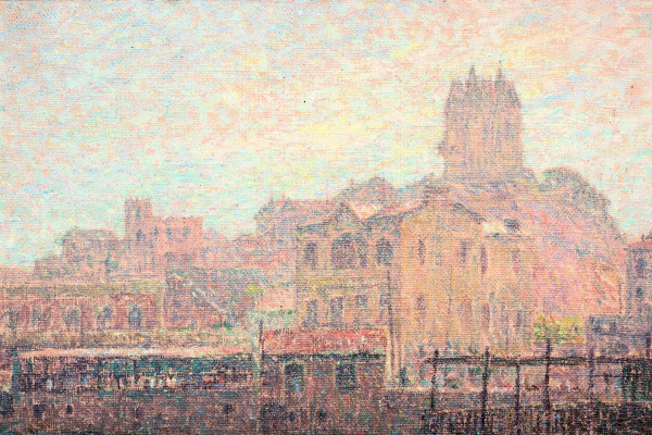 Henri Aurrens (1873-1934) - The Castle at the Old Chapel