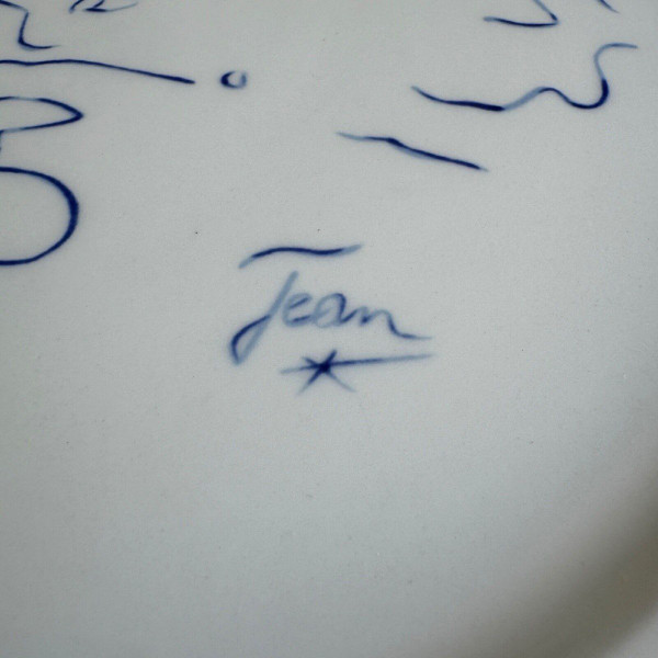Plate design by Jean Cocteau Villeroy & Boch Jean-Claude Goumard