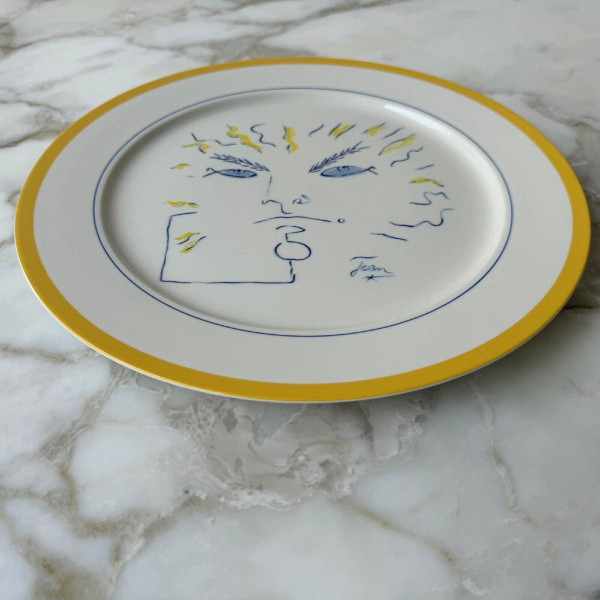 Plate design by Jean Cocteau Villeroy & Boch Jean-Claude Goumard