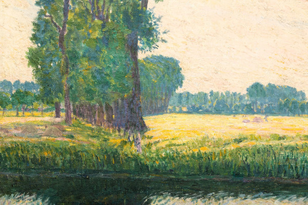 Vue d'Afsnee par Fritz Van Loo (1871-1957)