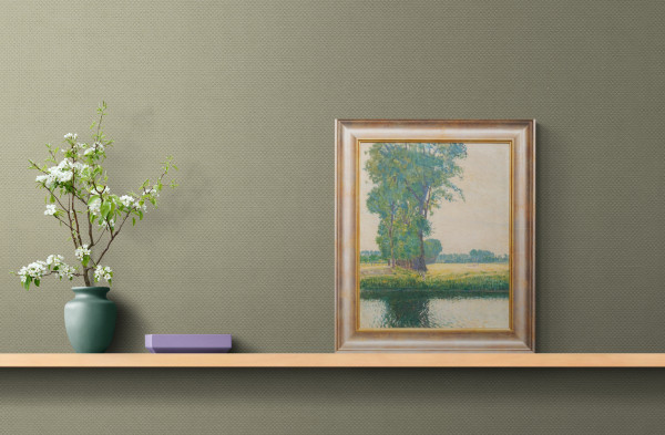 Vue d'Afsnee par Fritz Van Loo (1871-1957)