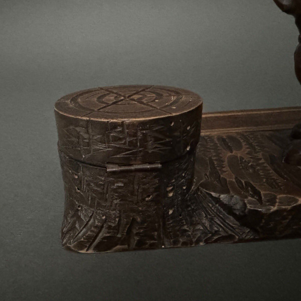 Black Forest Bulldog inkwell Black Forest 1900