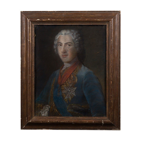 Porträt von Louis Ferdinand von Frankreich nach M. Quentin de La Tour XVIII.