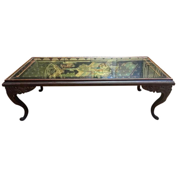 Table basse Louis XV asiatique indochinoise 