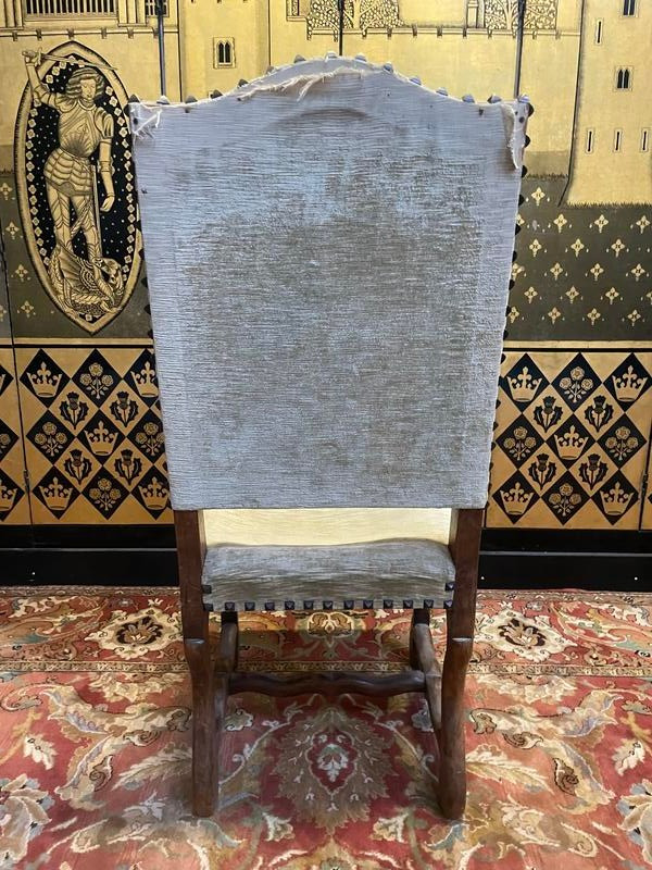 Set di 6 sedie Luigi XIII in osso di pecora