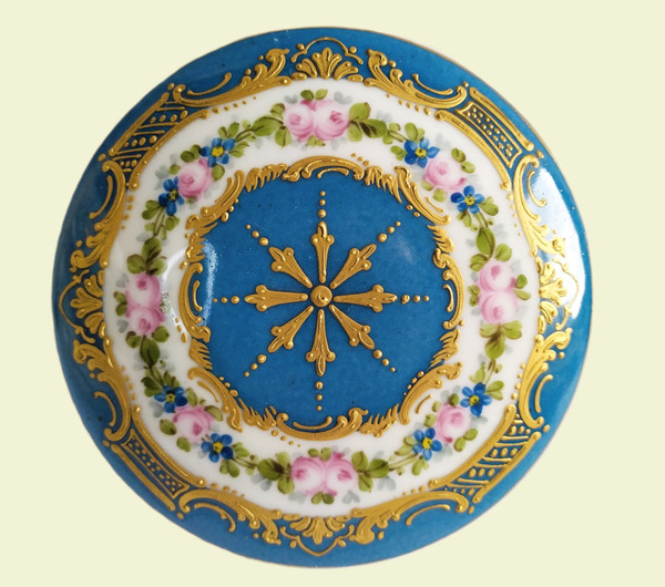 Hand Painted Porcelain Candy Box Manufacture Rebais