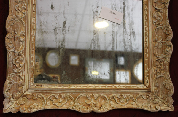 42 X 49 Cm Antique Mirror, Montparnasse Antique Frame, Mercury Glass
