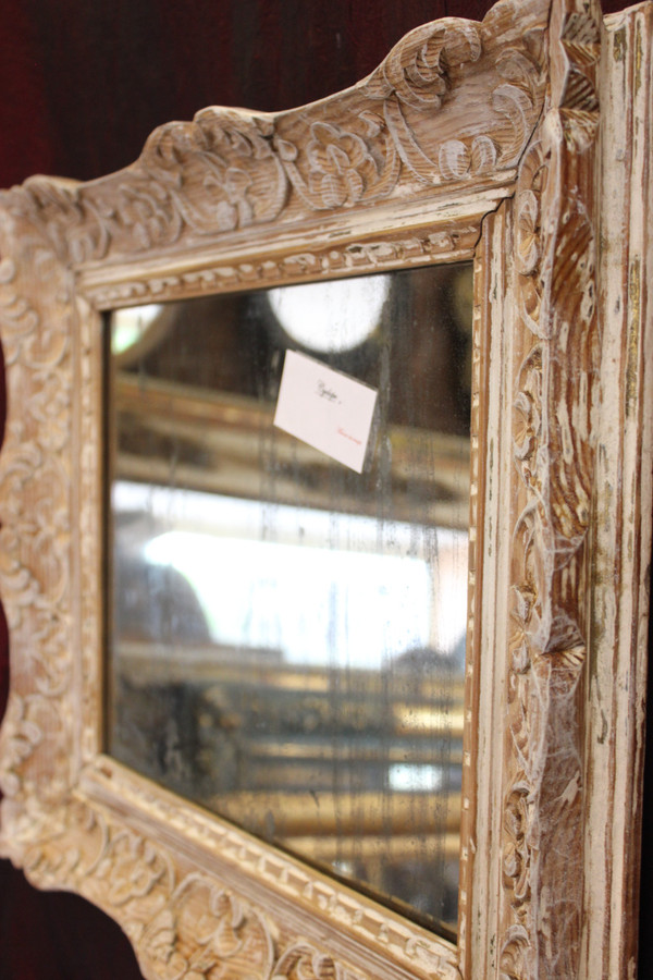 42 X 49 Cm Antique Mirror, Montparnasse Antique Frame, Mercury Glass