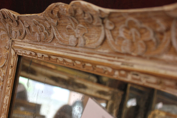 42 X 49 Cm Antique Mirror, Montparnasse Antique Frame, Mercury Glass