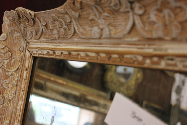 42 X 49 Cm Antique Mirror, Montparnasse Antique Frame, Mercury Glass