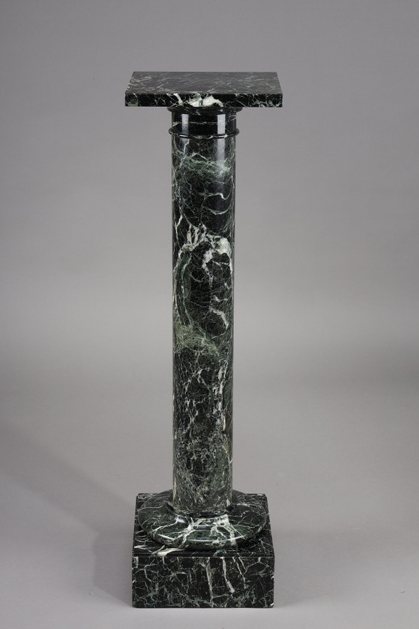 Column in Vert de Mer marble