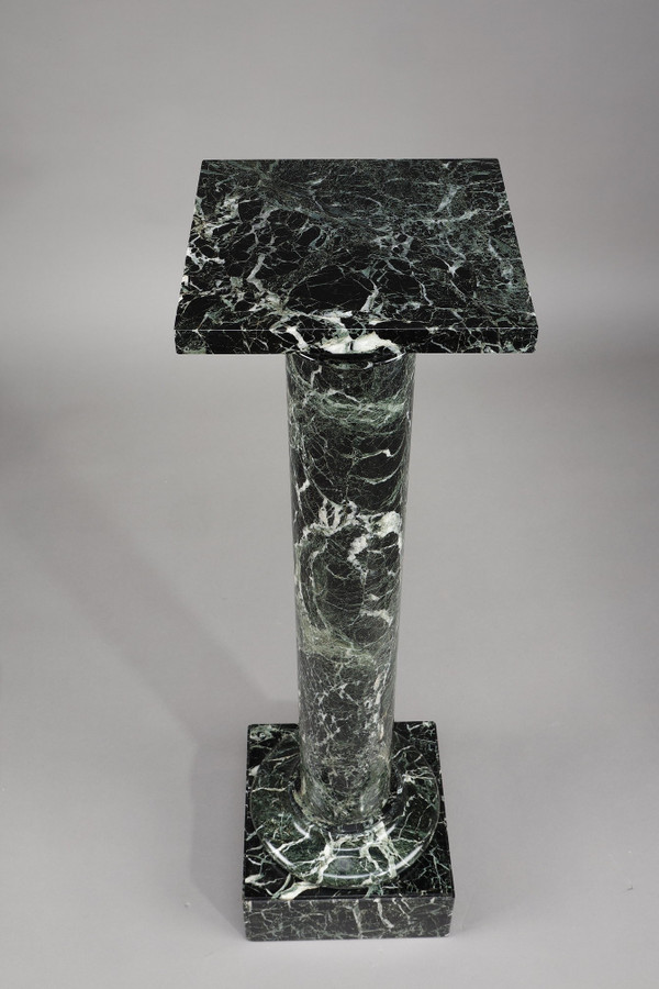 Column in Vert de Mer marble