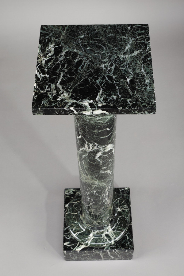 Column in Vert de Mer marble