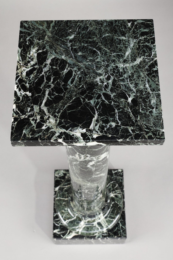 Column in Vert de Mer marble
