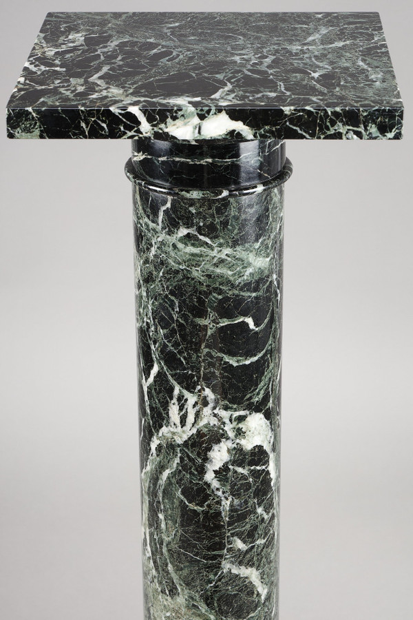 Column in Vert de Mer marble