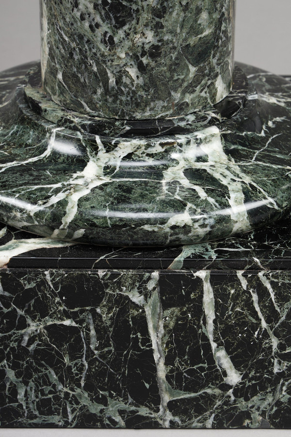 Column in Vert de Mer marble