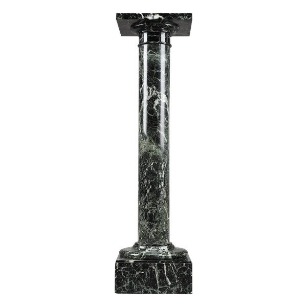 Column in Vert de Mer marble