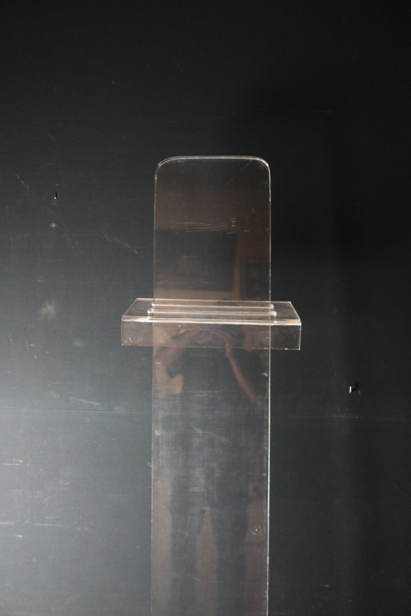 cavalletto in plexiglass
