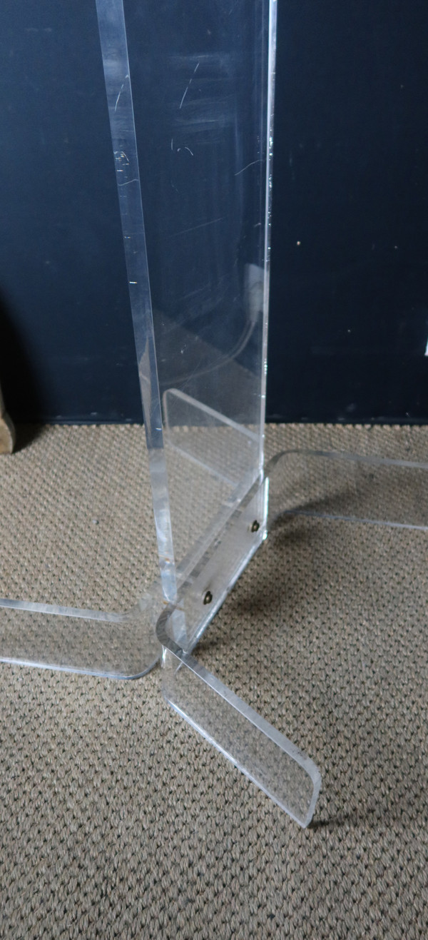cavalletto in plexiglass