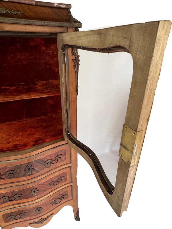 Rare Louis XV Display Case 19th Century