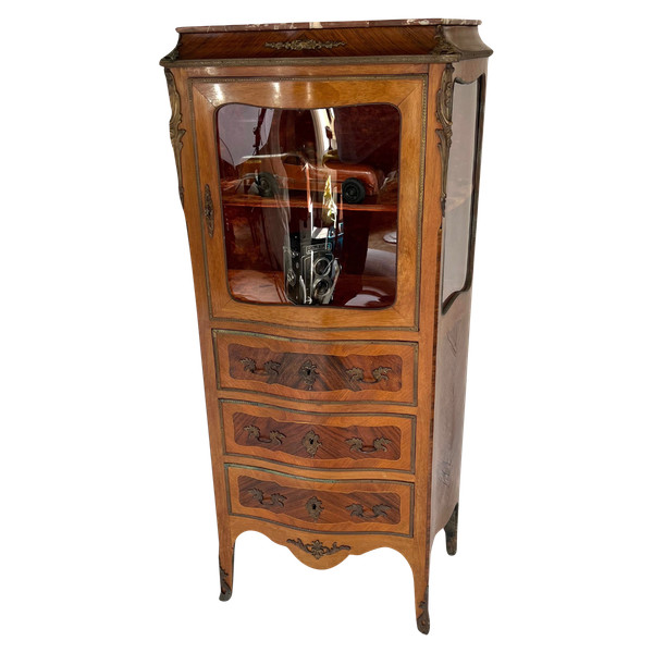 Rare Louis XV Display Case 19th Century