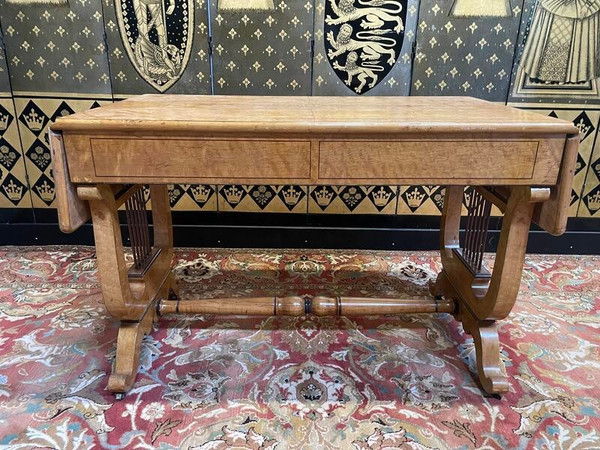 Scrivania Lyre in stile Carlo X