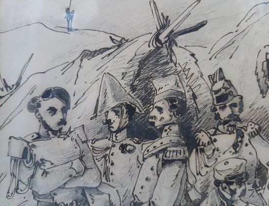 Richard de QUERELLES - Souvenir of a barrack of Napoleonic officers