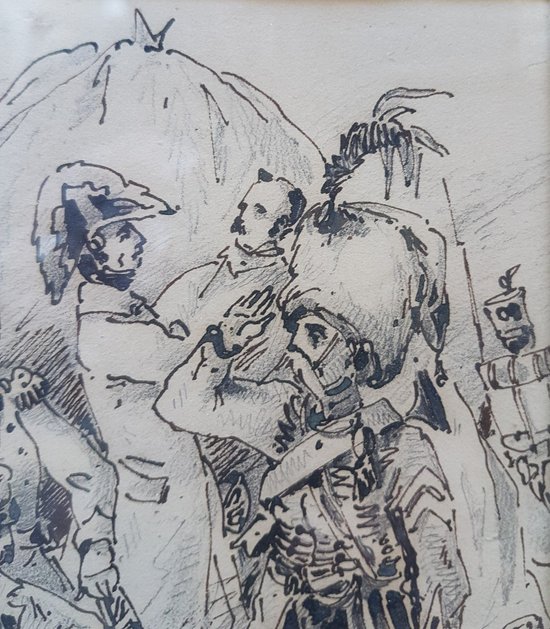 Richard de QUERELLES - Souvenir of a barrack of Napoleonic officers