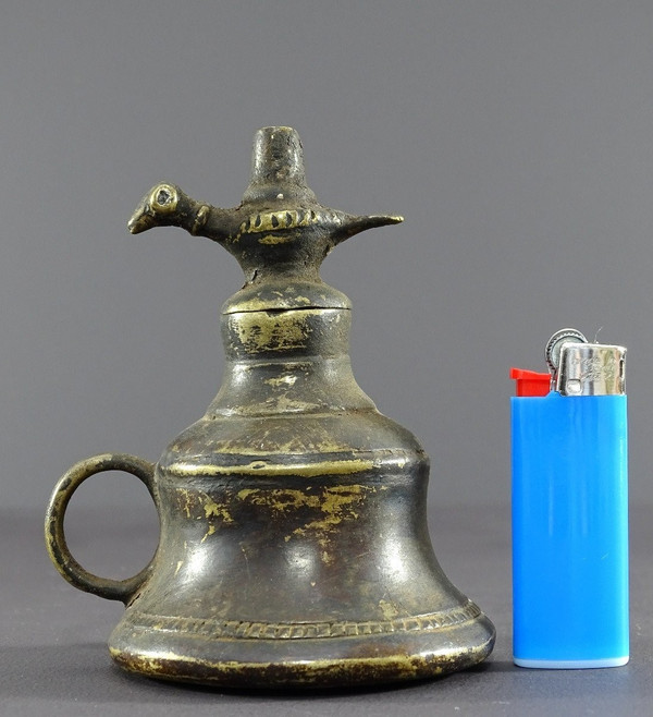 Nepal, First Half of the 20th Century, Hindu Ceremonial and Ritual Oil Lamp.