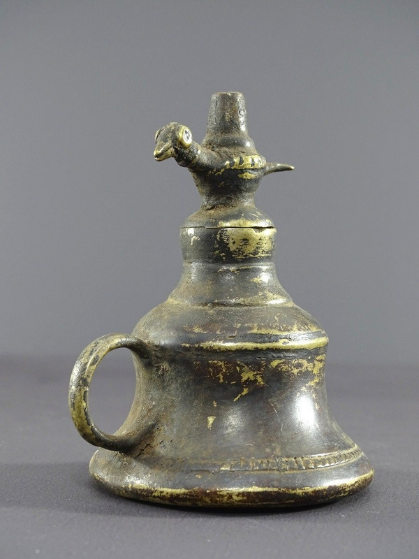 Nepal, First Half of the 20th Century, Hindu Ceremonial and Ritual Oil Lamp.