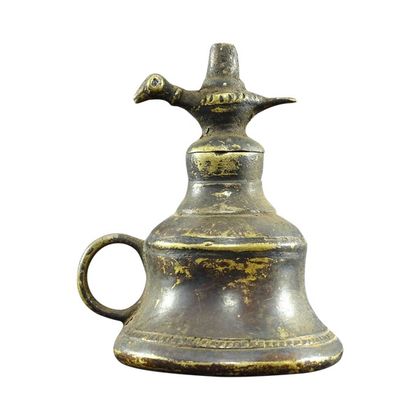 Nepal, First Half of the 20th Century, Hindu Ceremonial and Ritual Oil Lamp.