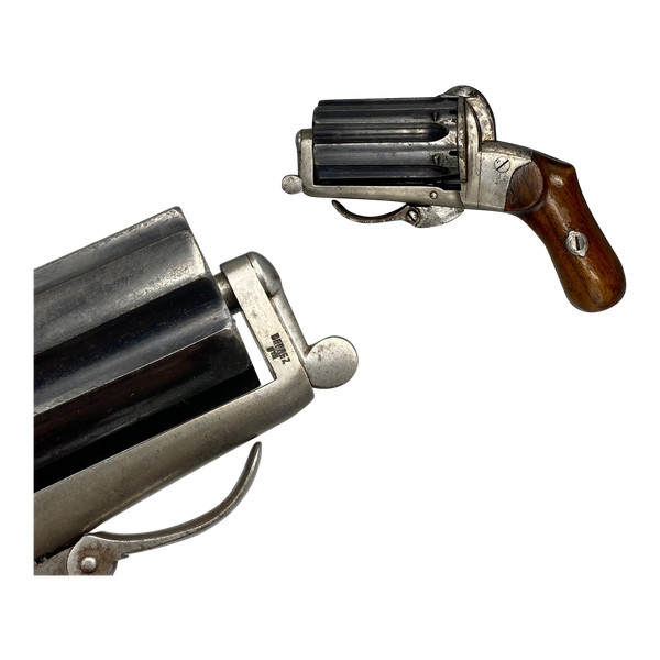 DEPREZ Pepperbox-Revolver, Pinfire Belgien, Lüttich, um 1865/1870.