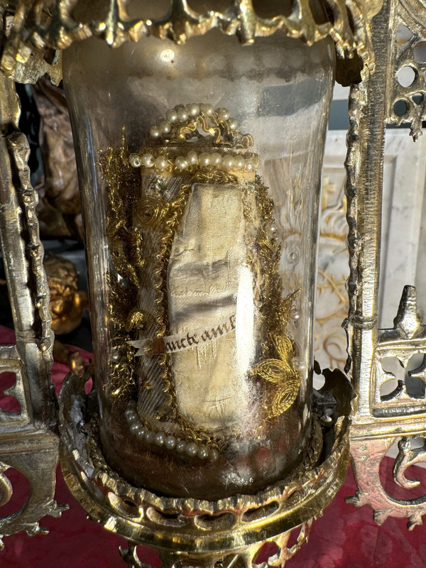  Reliquiario gotico ad ostensorio - 1500 circa
