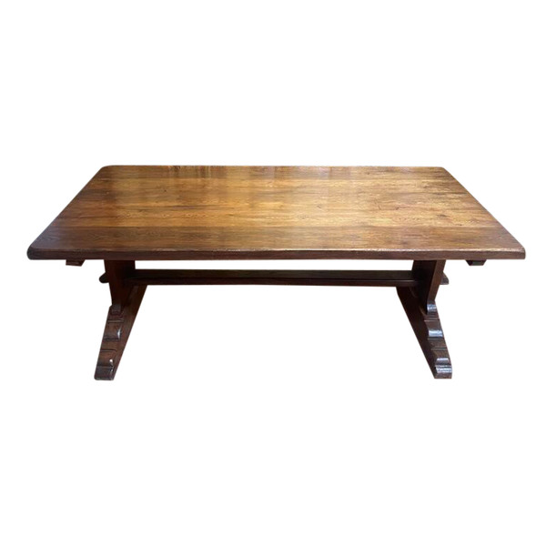 Table de ferme Monastère en chêne 