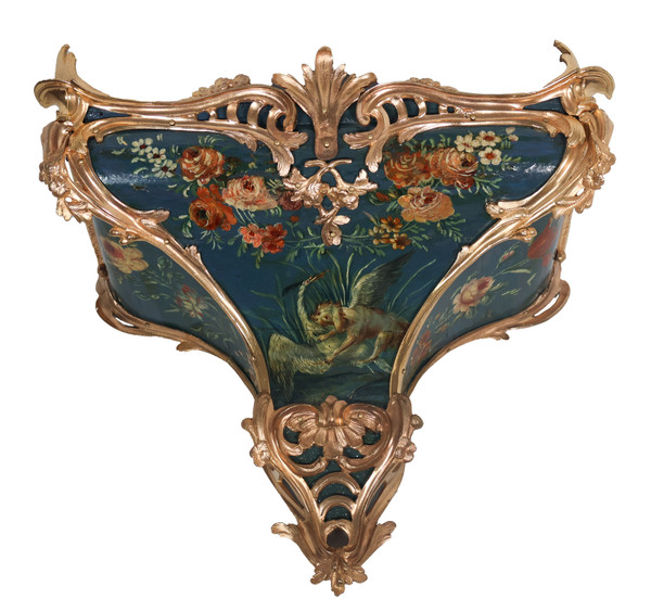Cartel and Console in Martin A J Jollain varnish, Louis XV period