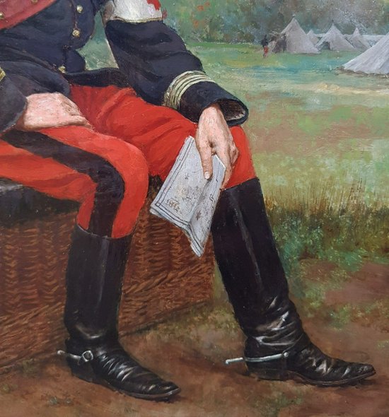Etienne-Prosper BERN-BELLECOUR - Porträt von Major Doctor Daymard