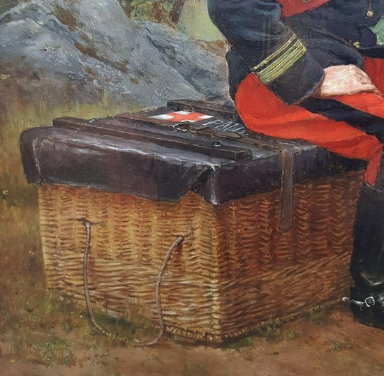 Etienne-Prosper BERN-BELLECOUR - Porträt von Major Doctor Daymard