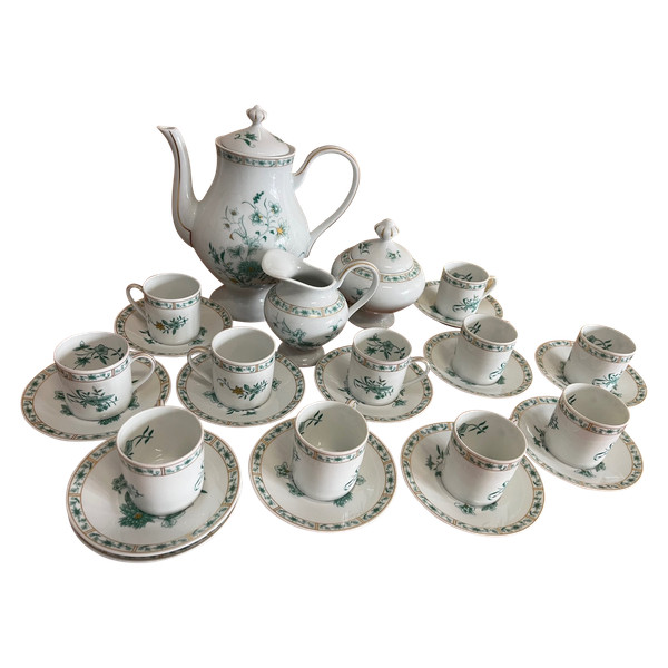 Bernardaud Peking coffee set