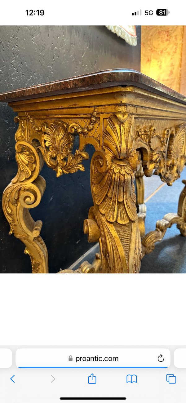 Petite Console De Style Louis XIV