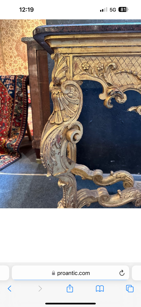 Petite Console De Style Louis XIV