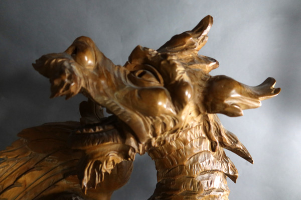 Mirror with cherub and chimera
