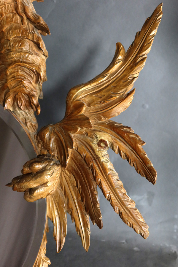 Mirror with cherub and chimera